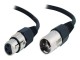 C2G Kabel / 0.5 m PROAudio XLR Male to XLR F